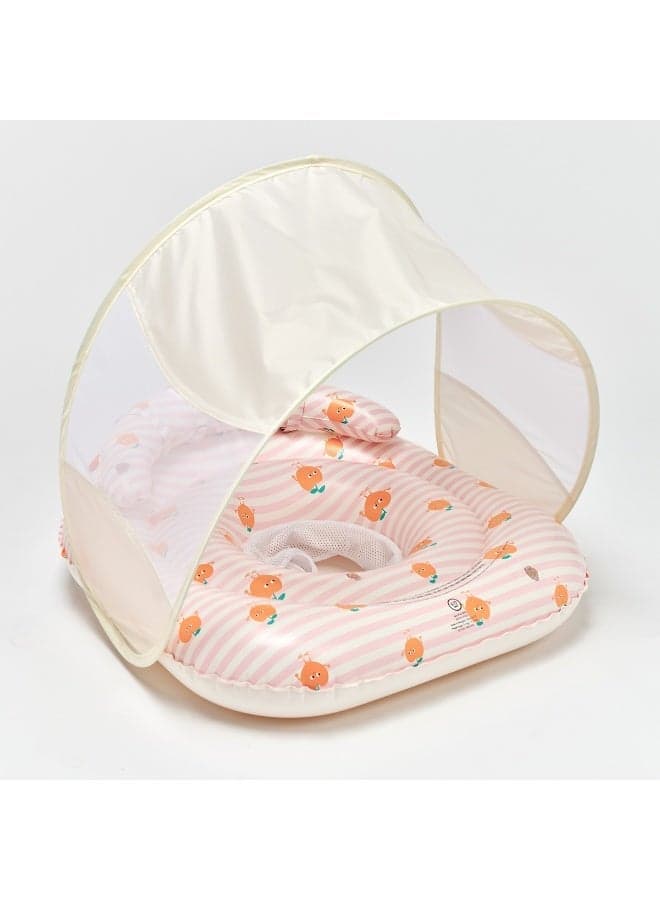 Interactive Baby Float Poppy The Peach Pink Stripe, 6–12 Months, PVC/Polyester/PU/Silicone, 26.18 x 23.62 x 4.33 Inches, 2.43 lbs