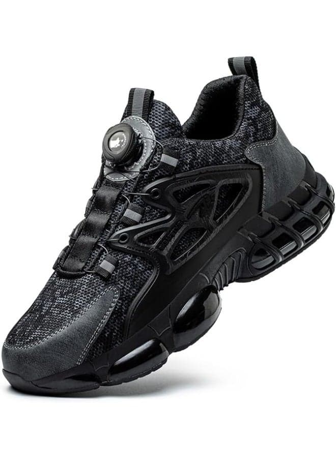 Steel Toe Shoes for Men Women Lightweight Comfortable Work Sneakers Composite Toe Shoes Safety Tennis Sneakers for Long Shifts, Puncture Proof, Industrial wear