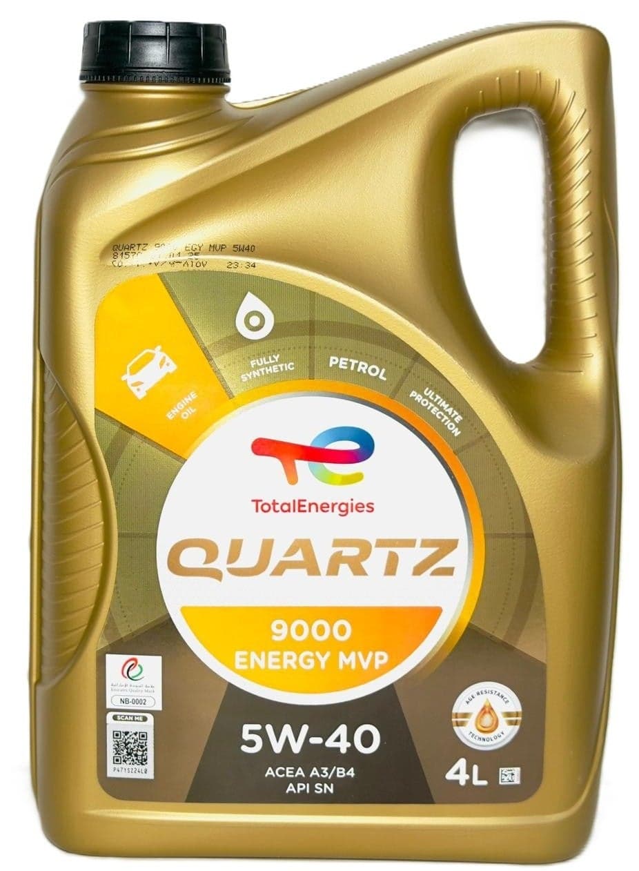 5W-40 Fully Synthetic Energy MVP Quartz 9000 Engine Oil 4Ltr