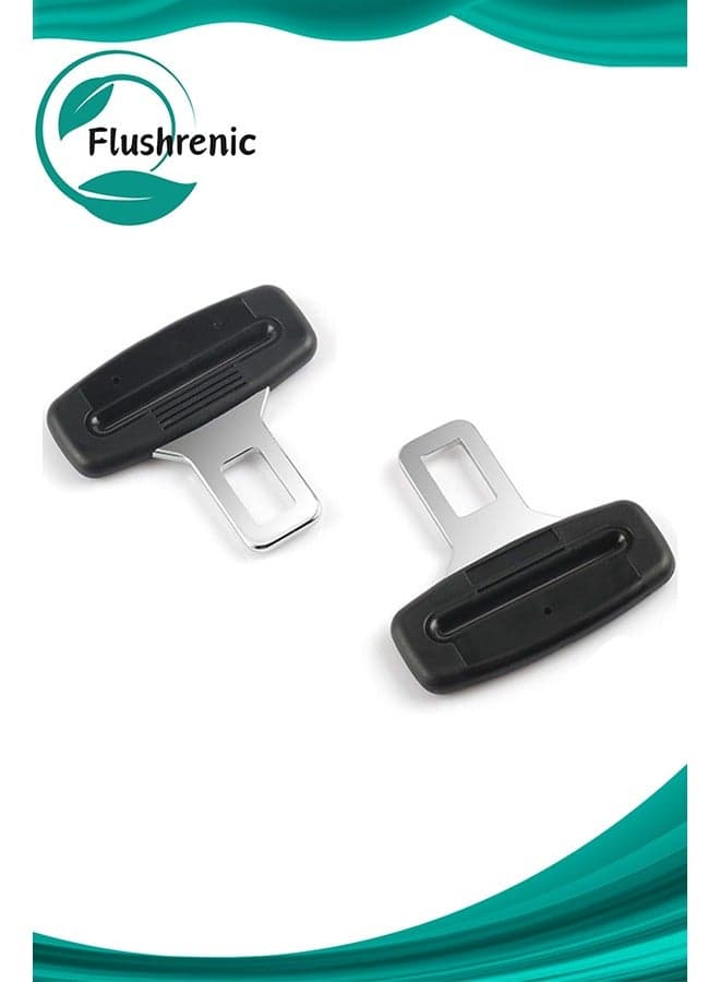 2 Pieces Black Car Seat Belt Buckle Clip Universal for Most Vehicle