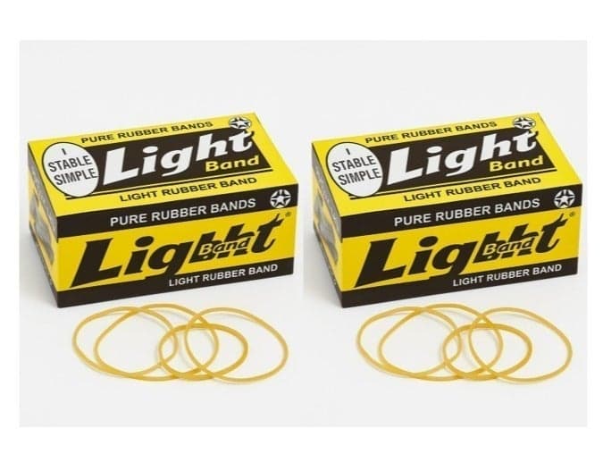Light Rubber Bands – Size 16, 50g Each – Pack of 2