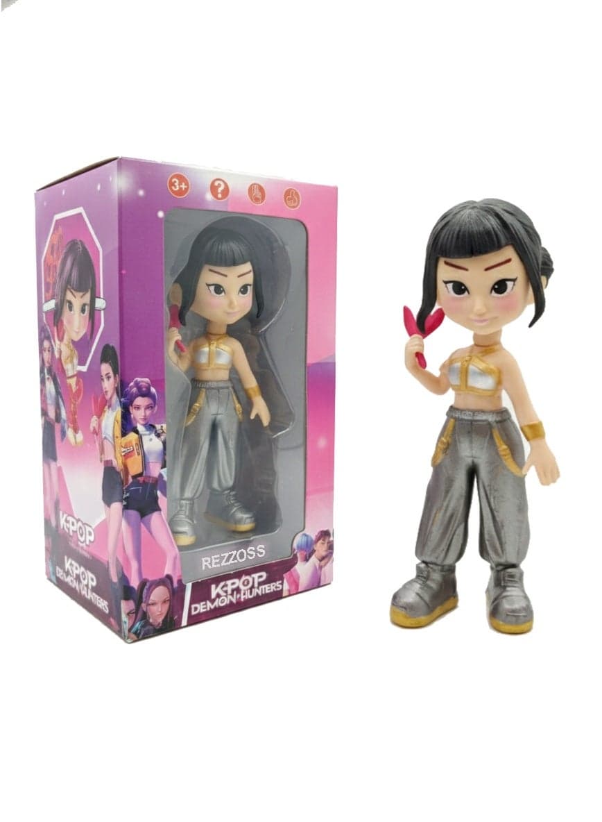 K-Pop Demon Hunters Collectible Figure 15cm – Stylish Anime Action Doll (Rumi/Mira/Zoey) | Streetwear Fashion Girl Group Toy | Non-Toxic Vinyl Statue for Kids & Fans | Birthday Eid Ramadan Gift