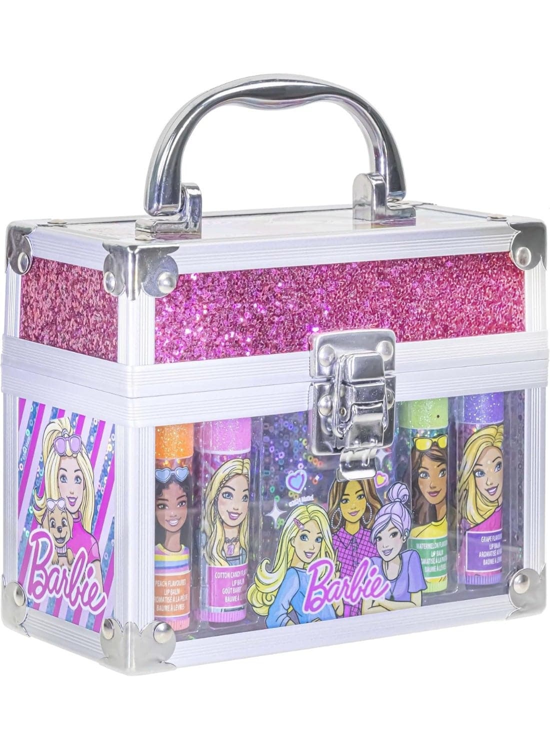 Barbie Lip Balm With Train Case BB0392GG