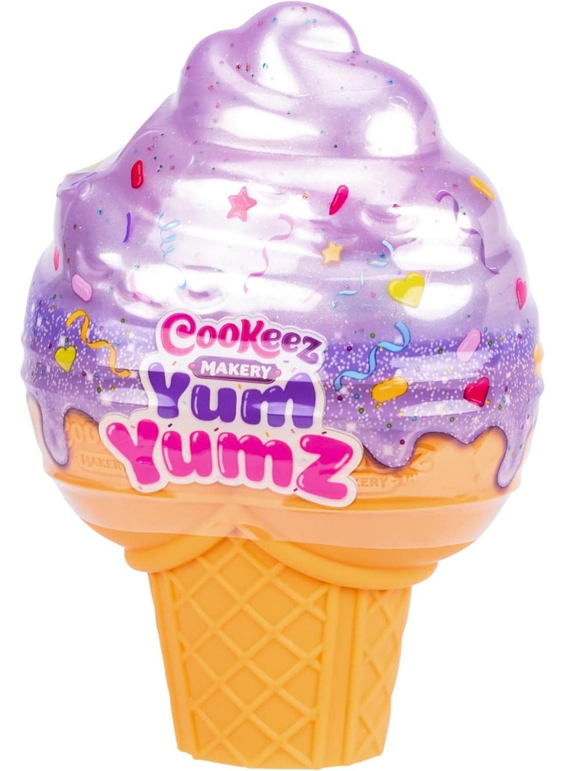 Cookeez Makery Yum Yumz Series-2 2-Pack, Full of Fun and Full of Yum! Add Ingredients & Discover 2 Super-Cute Scented Surprise Plush Pets Inside an Ice Cream Cone You Can Customize - Styles May Vary
