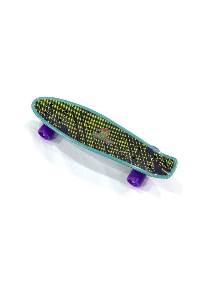 TA Sport Skateboard Combo Set JNJ-CP225G – 22.5 × 6″ Kids’ Green Skateboard with Safety Gear
