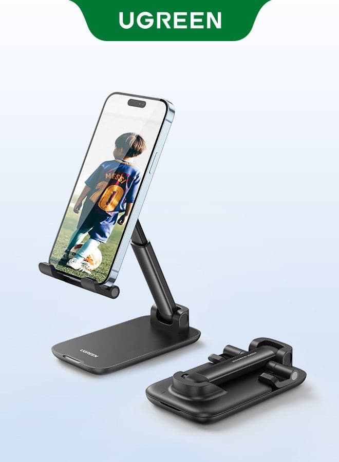 iPhone Holder Stand Adjustable Phone Stand Foldable Phone Holder For Desk iPhone Stand For Office For Most Phones iPhone 17/16 Series, Samsung Galaxy S26 S25 Series, Xiaomi, HONOR Desk Holder