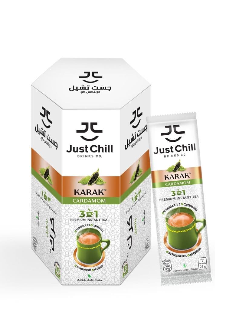 Karak Chai Cardamom Tea Premix Immunity Booster 26g x 10 sachet
