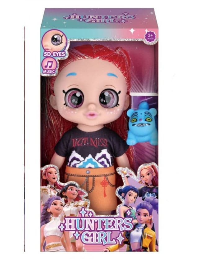 Kpop Demon Hunters articulated doll and house doll + music