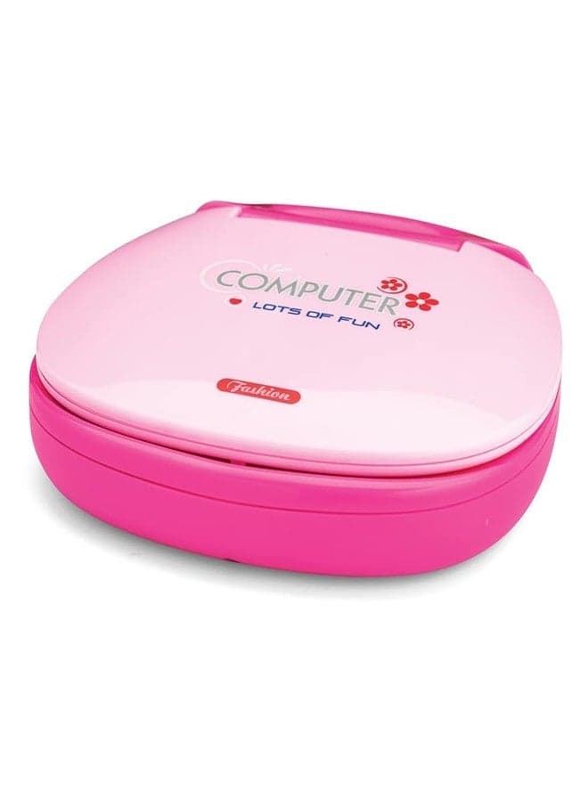 Kids Computer Toy Baby Laptops for Kids 1 2 3-6 Years Activity Electronics Number & Alphabet Charts for Kids Learning Educational Toy with Sound and Music - BIS Approved (Pink)