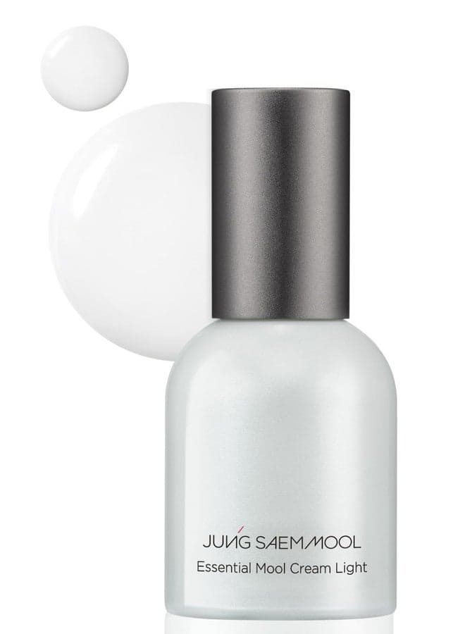 JUNG SAEM MOOL Essential Mool Cream Light 1 Fl Oz, Hydrating Water Cream with Ceramide and Centella, Perfect Prep Step Before Cushion Foundation for Smooth, Radiant Finish, Korean Skincare
