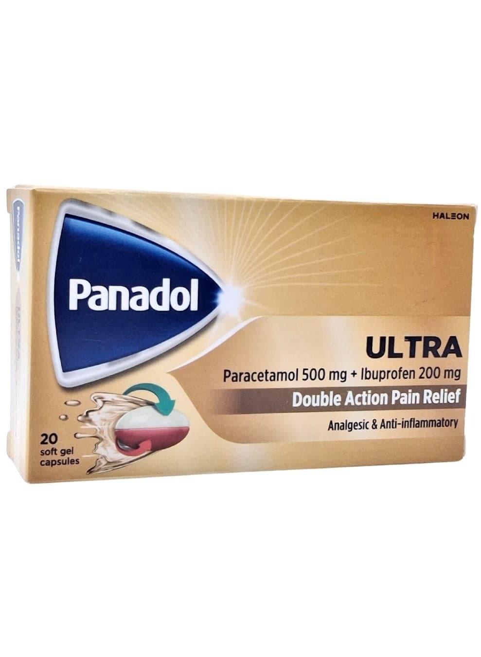 Panadol Ultra Soft Gel Caps 20s – Quick Relief for Headache & Pain