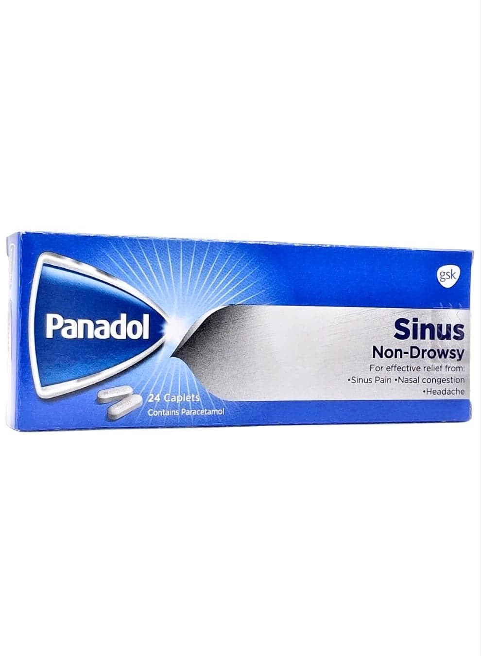 Panadol Sinus Caplets 24’s (Effective Relief for Sinus Pain, Headache & Congestion)