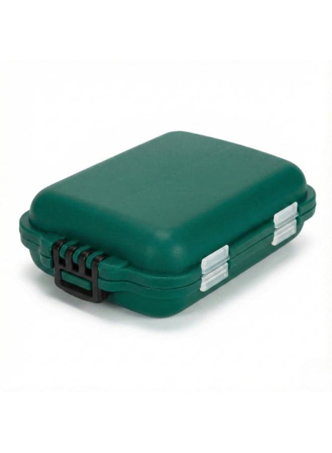 Portable Pills Box Organizer Medicine Storage Box Double Layer 10 Grids Tablet Organiser to Hold Vitamins Cod Liver Oil Supplements and Medication for Travel Work.