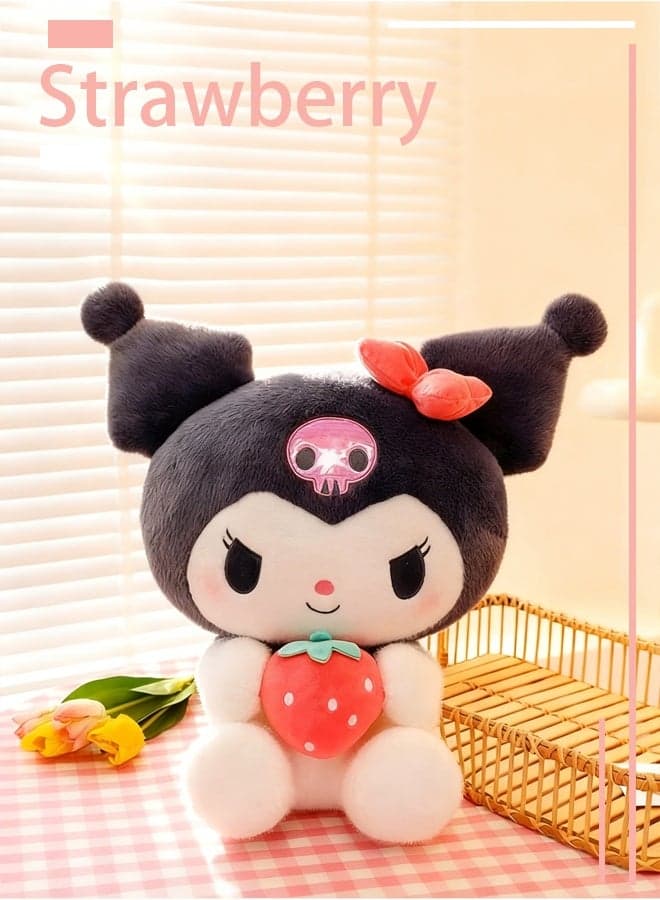 New Sanrio Strawberry Kuromi Plush Doll Children's Toy