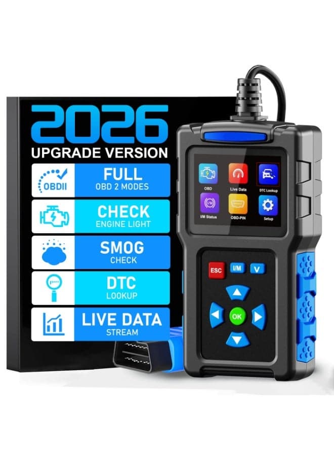 T200 OBD2 Scanner Diagnostic Tool, Car Code Reader OBDII, Vehicle Check Engine Code Readers with Reset & I/M Readiness, Professional Diagnostic Scan Tool for All Cars After 1996