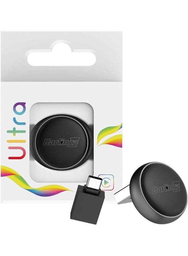 Carlinkit MINI Ultra 3 2-in-1 Wireless Adapter for Apple CarPlay & Android Auto – Plug & Play Car Dongle