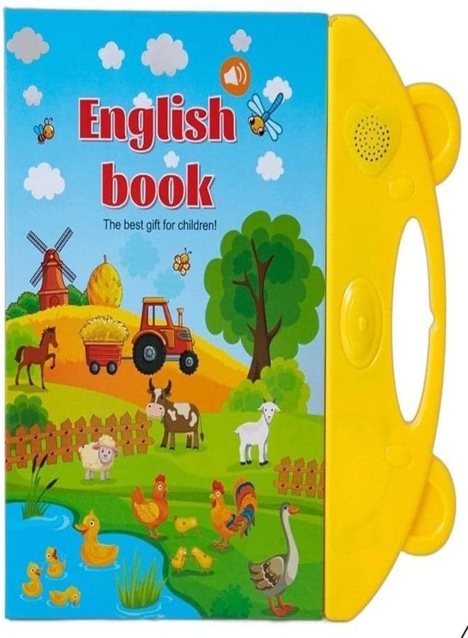 CrazyBuy 13-in-1 B-Book Pronunciation Speaking Toy | Educational Voice Learning Book for Kids | Multicolor