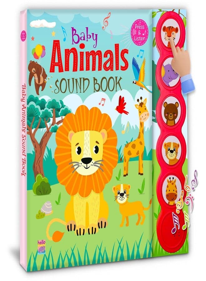 Baby Animal Sound Book for Kids and Toddlers | Interactive Learning with Realistic Animal Sounds | Fun and Educational Storytime Book