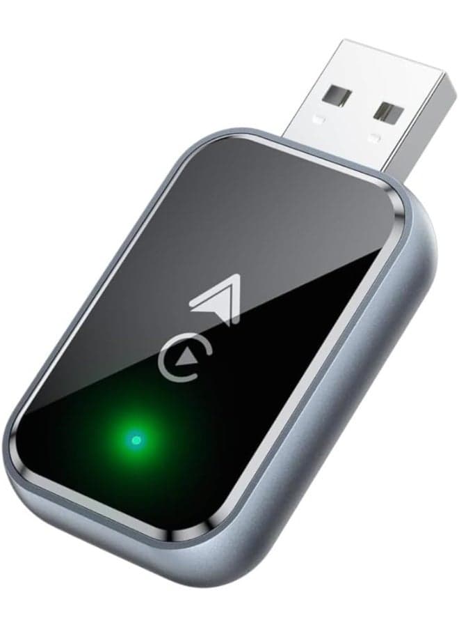 2-in-1 Wireless CarPlay & Android Auto Adapter – Convert Wired to Wireless, Fast Plug & Play, No-Lag Connection, Compact Size USB-C/Type-C Extension Cable, Compatible with iPhone & Android