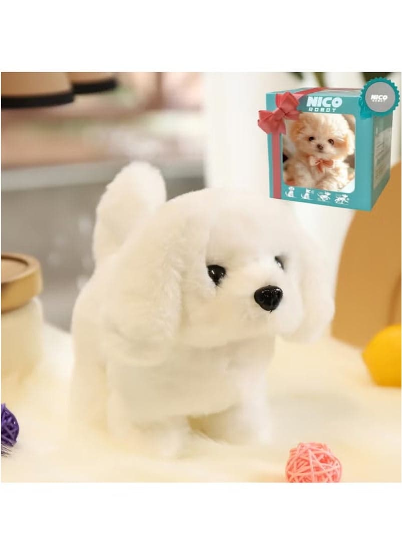Robot Dog Nico, Robot Puppy That Acts Like a Real Dog, Realistic Robotic AI Pet Dogs, Nico Robots Puppy, Electronic Interactive Stuffed Dogs for Sitting, Barking, Walking and Running B