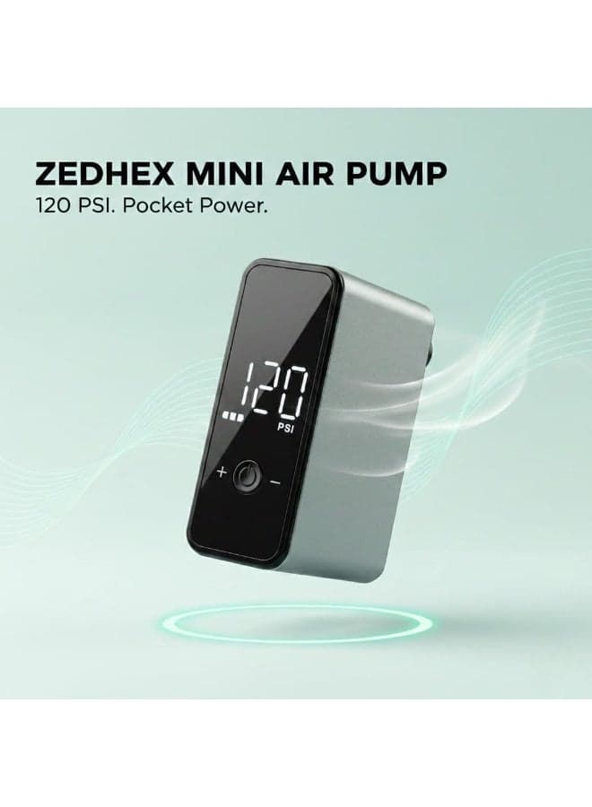 ZEDHEX Mini Electric Air Pump P120S - 1 Year Replacement Warranty