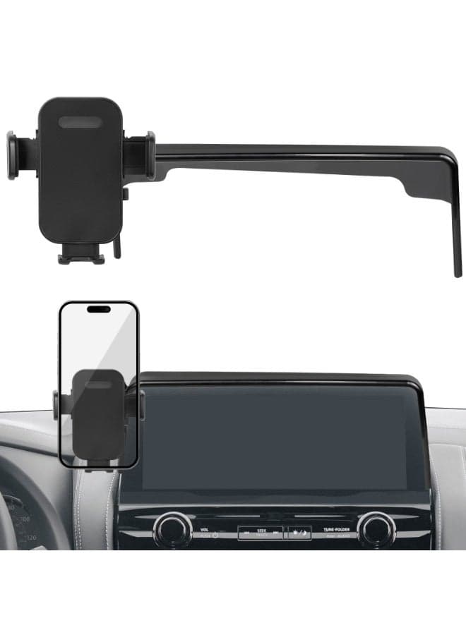 Car Phone Holder Fit for Nissan Armada 2021-2024 / Infiniti QX80 2022-2024 / Patrol Y62 2022-2024 Accessories with 12.3-Inch Screen, Phone Mount Compatible with MagSafe Automobile Cradles Hands-Free 360° Rotation
