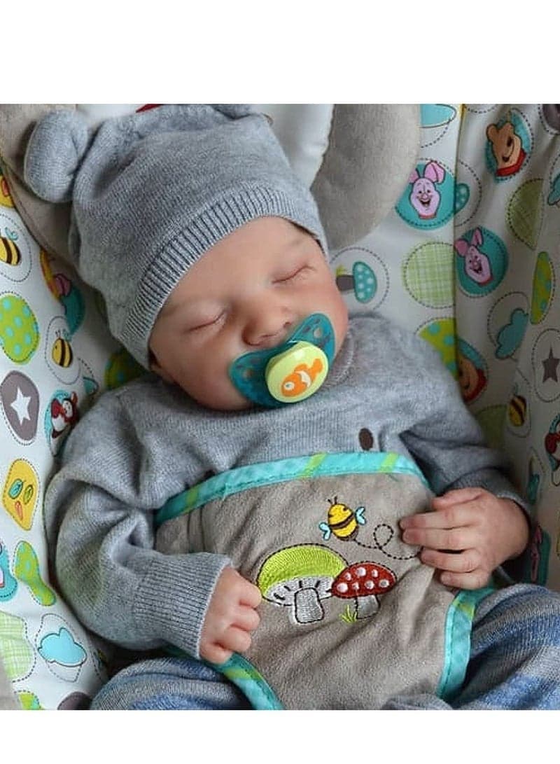 Reborn Baby Doll, Simulated Baby, Vinyl Silicone Full Body, whole body soft glue, children's toys, Perfect Gift for Girls