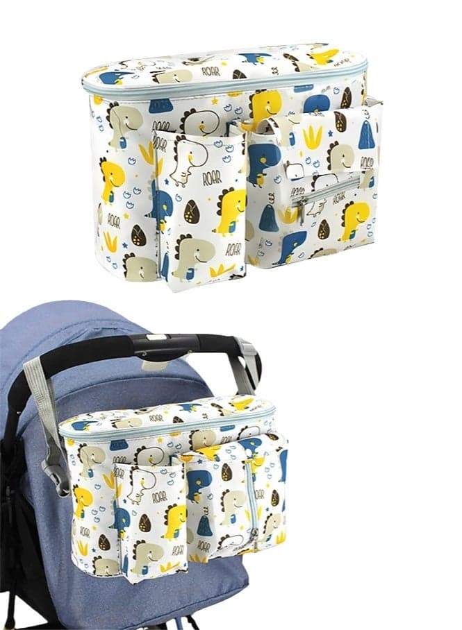 Stroller storage bag, perfect for baby essentials, including stroller cup holders, stroller rocking chairs, small diaper bags, etc., ideal stroller accessories, stroller bags