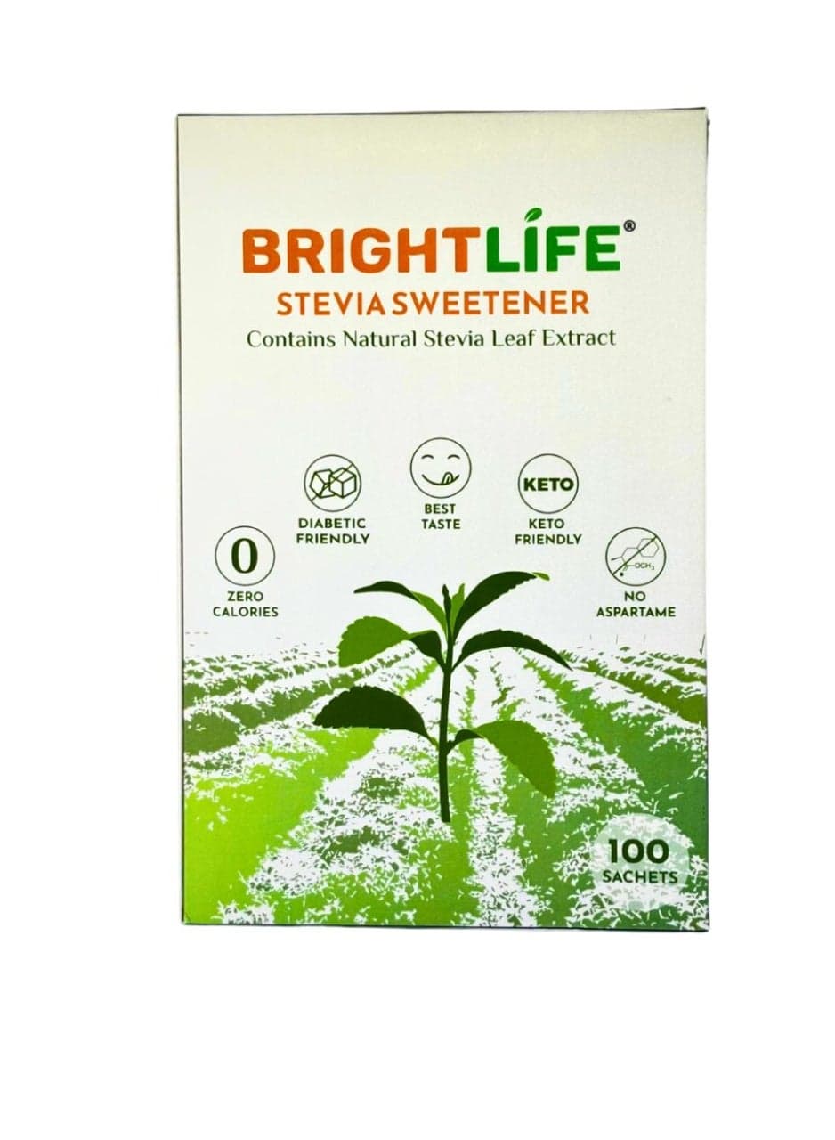 BRIGHTLIFE STEVIA SWEETENER 100 Sachets