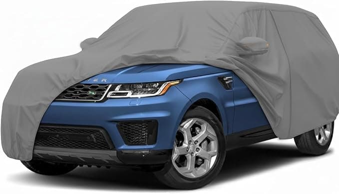 Ultra-Luxury SUV Car Cover Tailored Fit for Range Rover Sport Cover (2004–2025) 10-Layer All-Weather Elegance with Dual Zipper Access Indoor/Outdoor (Range Rover Sport)