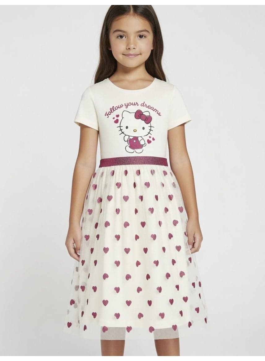 Hello Kitty | Tulle Dress | Cream