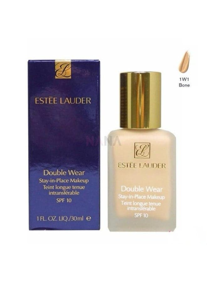 Estée Lauder Double Wear Stay-in-Place Liquid Foundation SPF 10 – 1W1 Bone – 30ml
