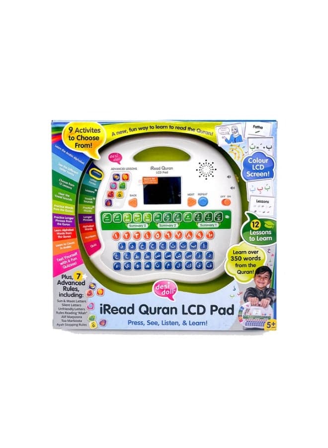 iRead Quran LCD Pad - Interactive Arabic Alphabet Learning