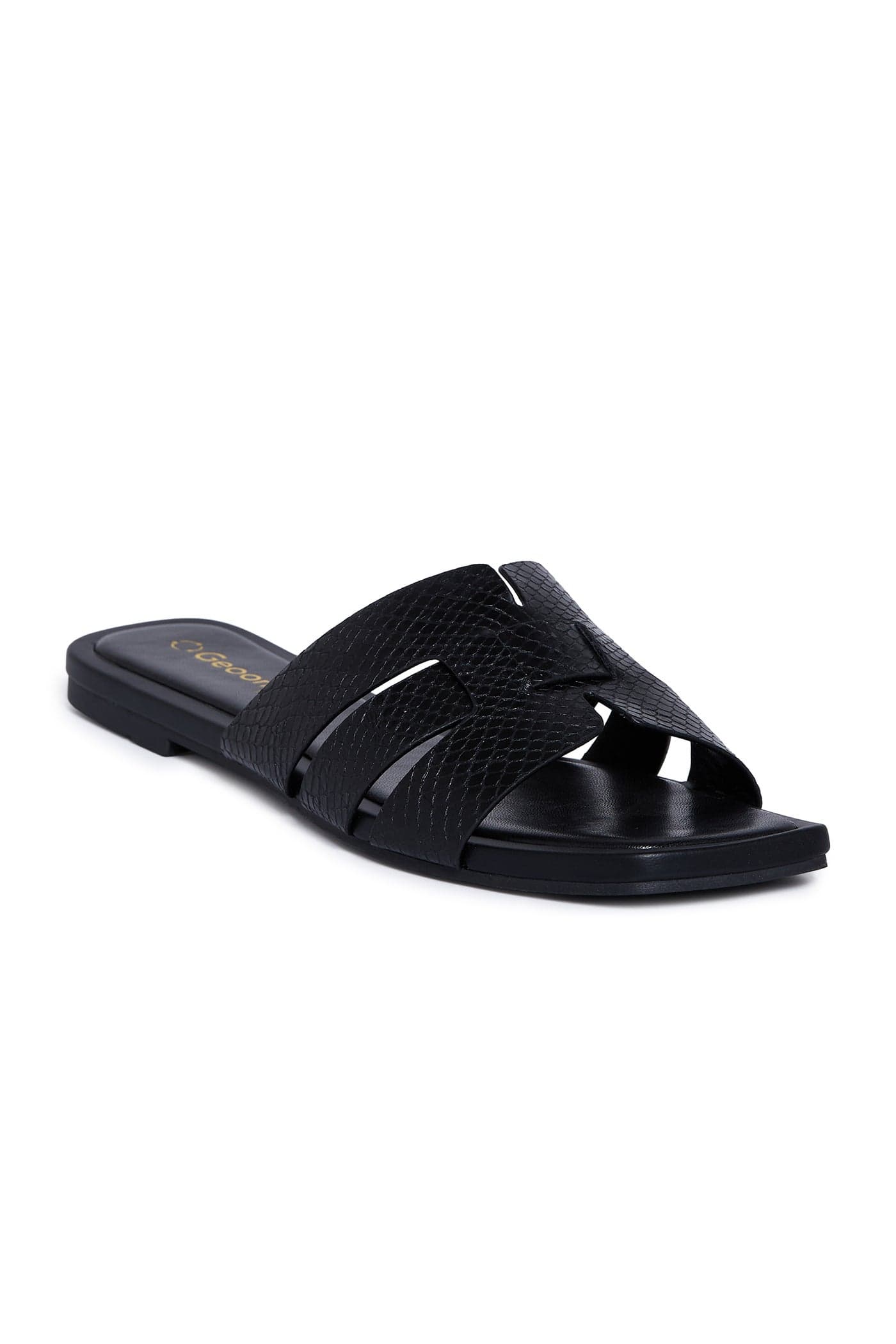 Geoomnii Flat Sandals for Women – Comfortable Slip-On Casual Summer Sandals for Daily Wear, Walking & Travel