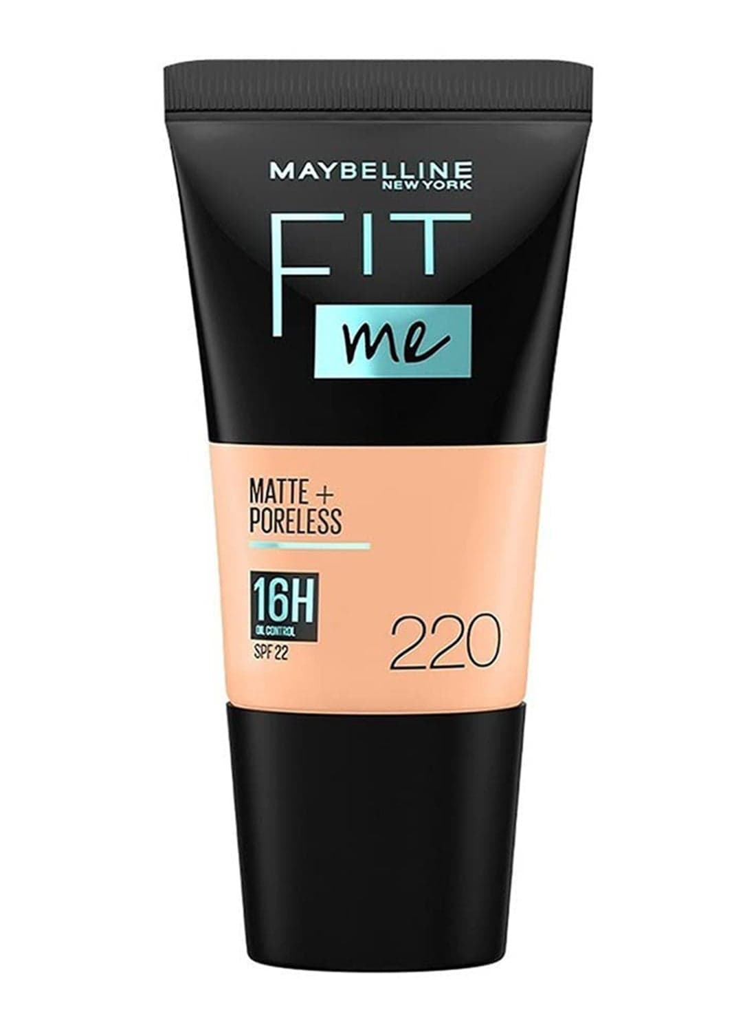 Fit Me Matte + Poreless, Normal to Oily – 220 Natural Beige 220 Natural beige