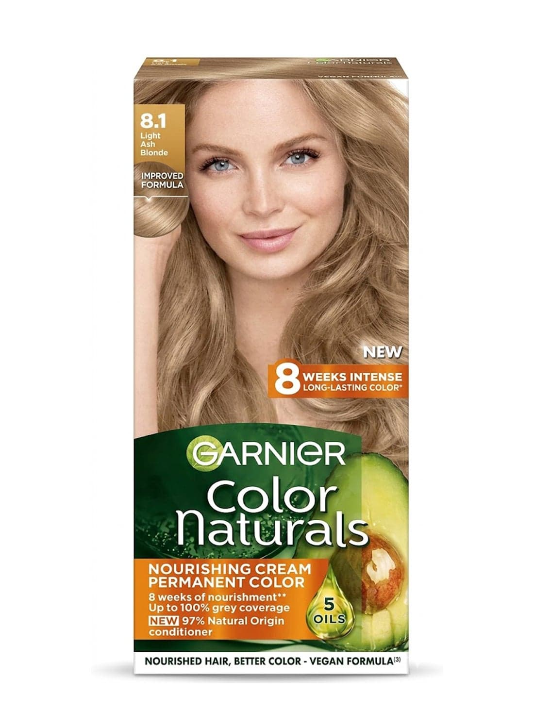 Color Naturals 8.1 Natural Light Ash Blonde 8.1 Light Ash Blonde 100ml