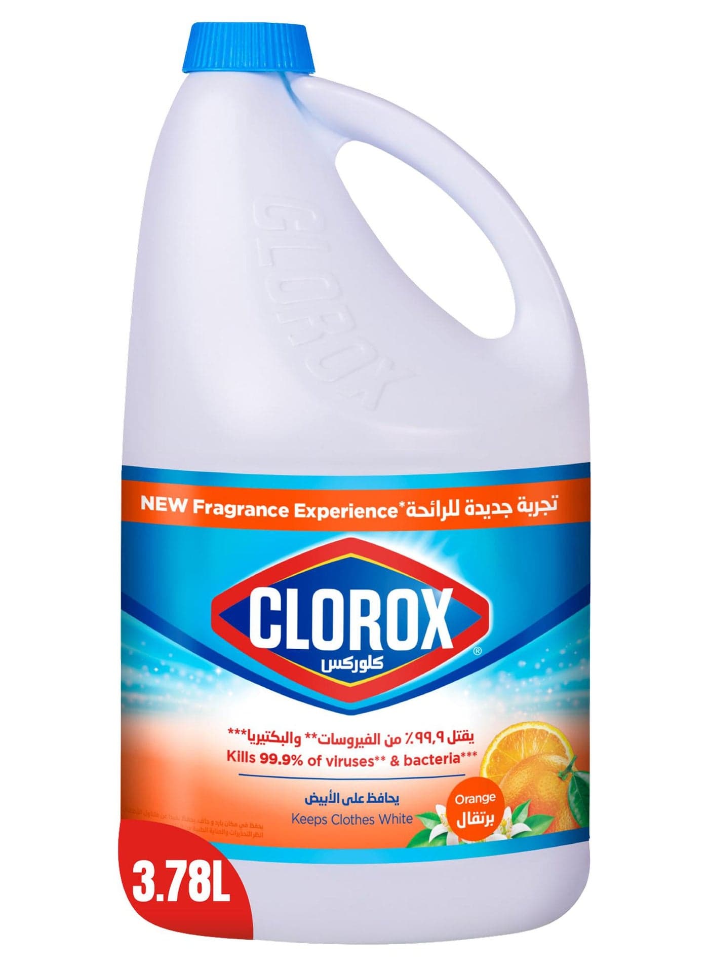 Liquid Bleach, Orange Scent 3.78Liters