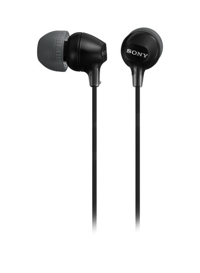 MDR-EX15AP In-ear Wired Headphones with Mic and Line Control Black