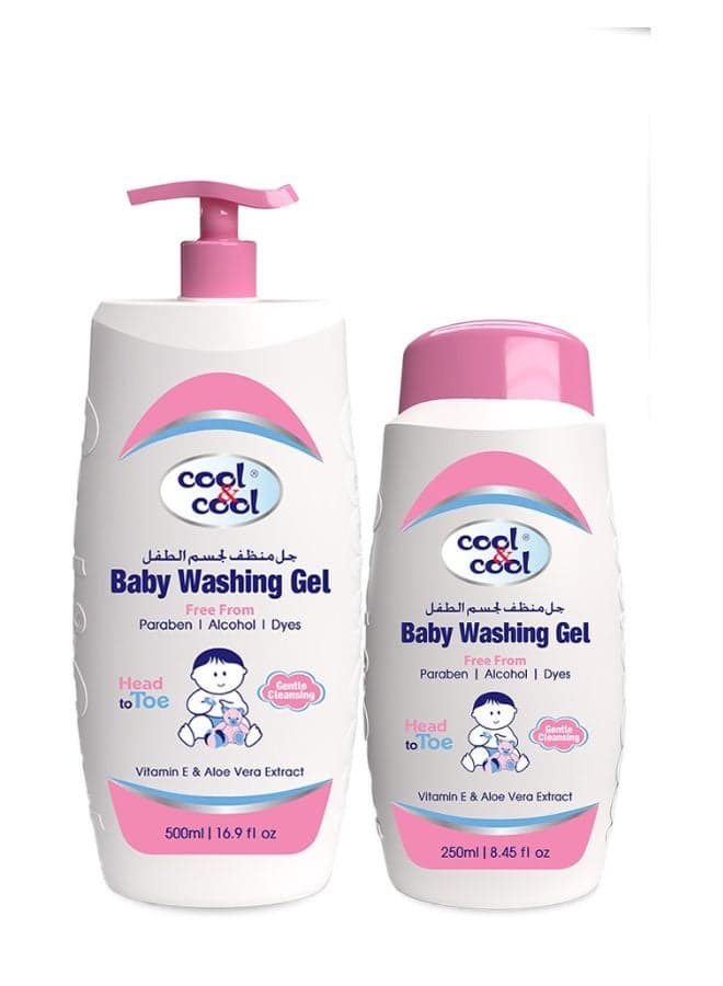 Baby Washing Gel 500ml+250ml Free Pack Of 2