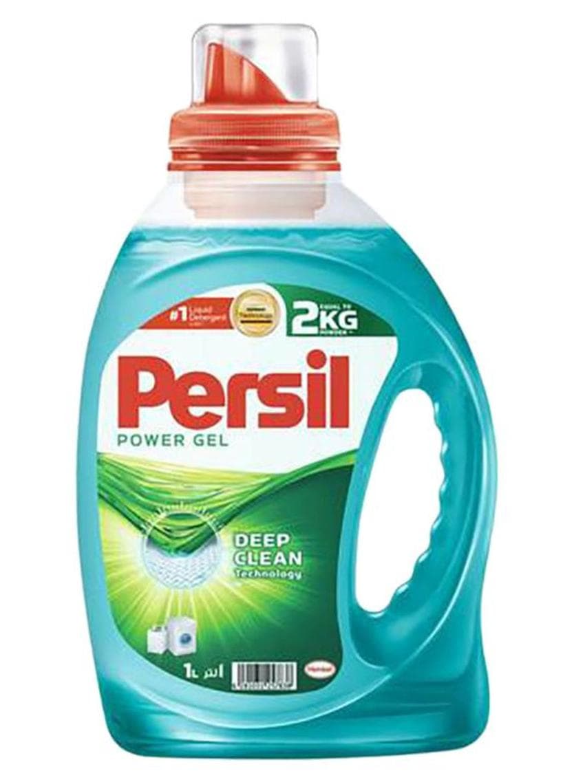 Power Gel Liquid Laundry Detergent With Deep Clean Technology Blue 1Liters