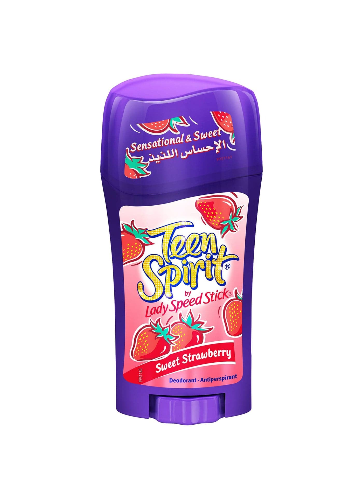Teen Spirit Sweet Strawberry Anitperspirant Deodorant Sweet Strawberry 65grams