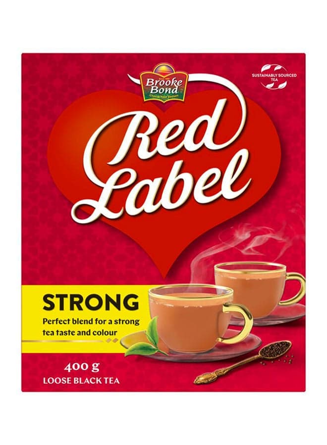 Red Label Strong And Loose Black Tea 400grams