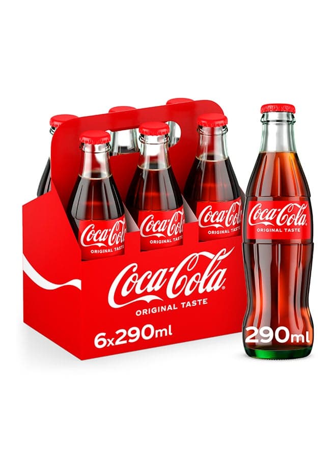 Original Taste Carbonated Soft Drink Glass Bottle 290ml Pack of 6