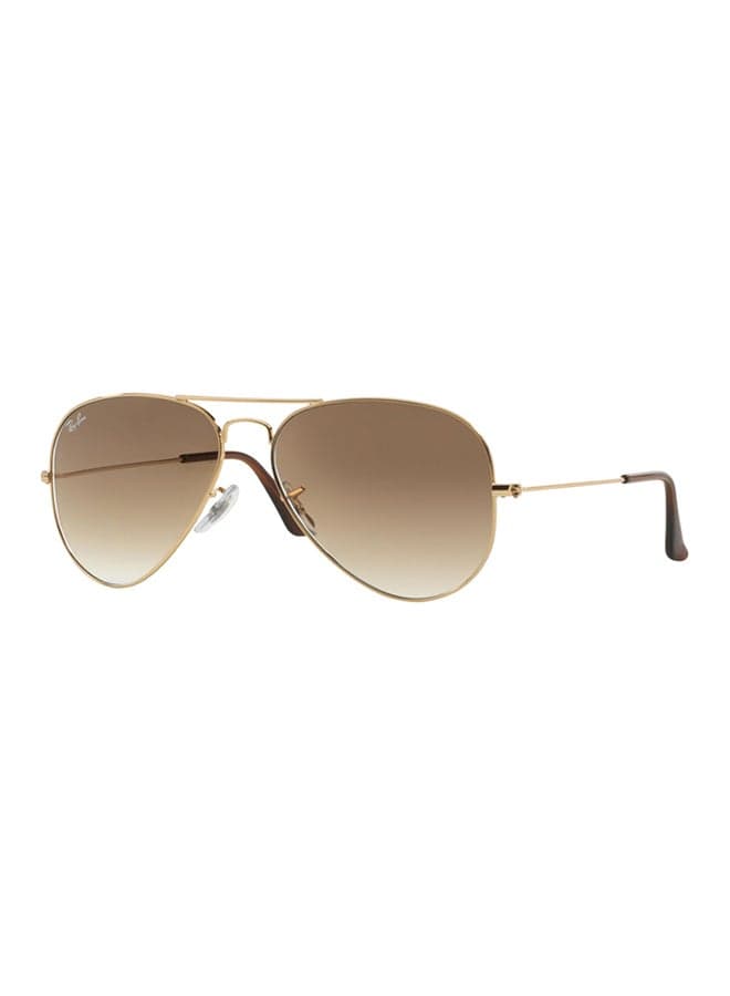 Men's Full Rim Pilot Sunglasses - RB3025 001/51 - Lens Size: 55 mm - Gold