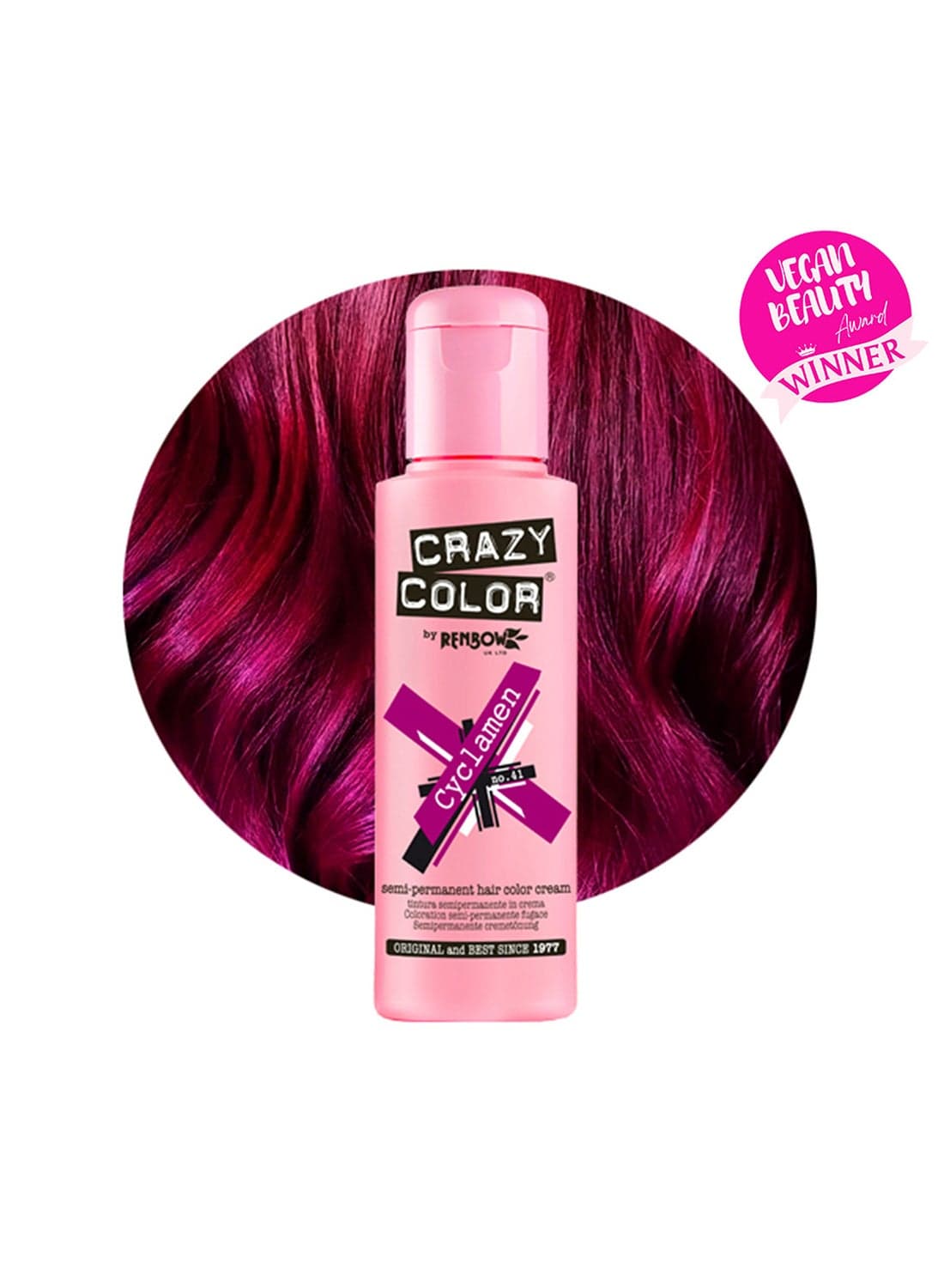 Semi-Permanent Hair Colour Cream Cyclamen 41 100ml