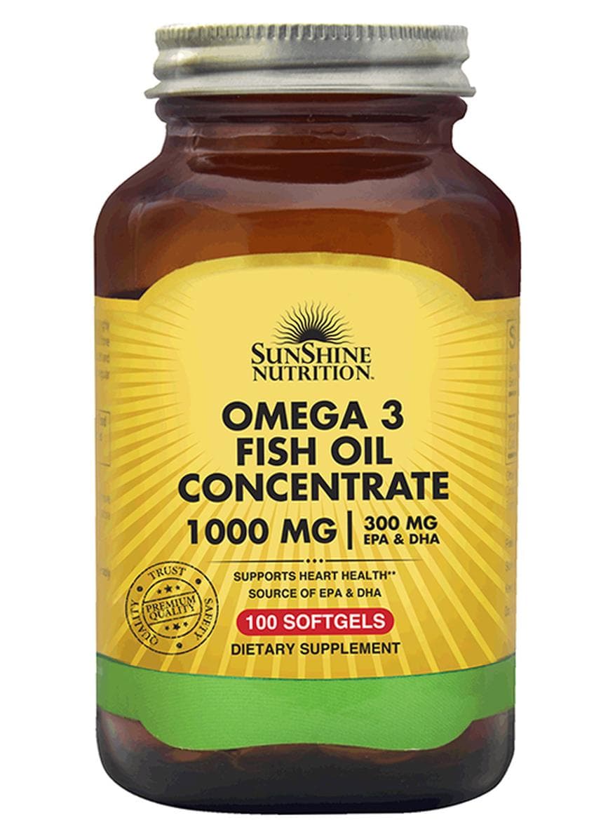 Omega 3 Fish Oil Dietary Supplement 100 Softgels
