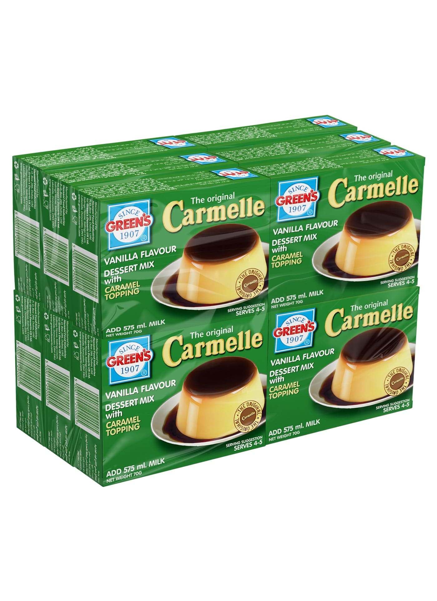 Dessert Mix With Caramel Topping 70grams Pack of 12