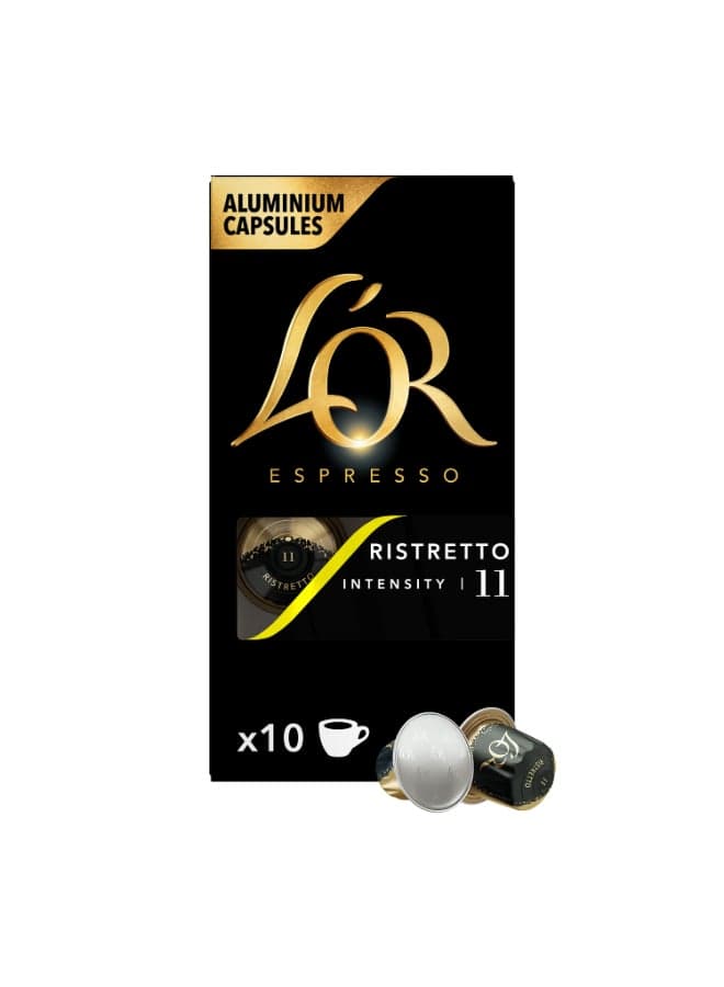 Espresso Intensity 11 Coffee Capsule Drinks Ristretto 10 Capsules Ristretto 52grams