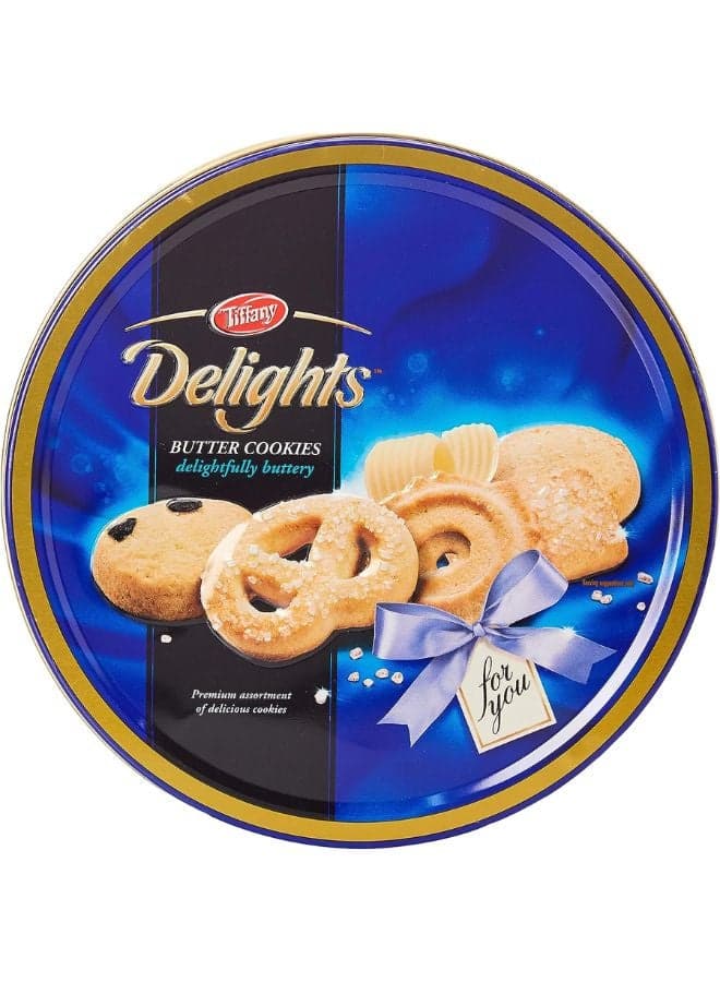 Delights Butter Cookies Tin 405grams