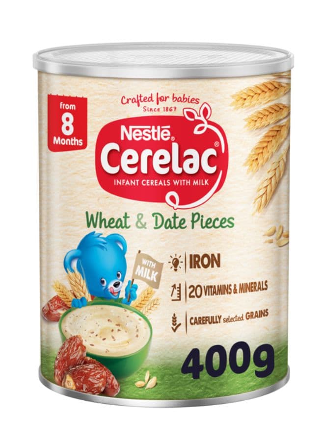 Wheat And Dates Pieces With Milk Cereal 400grams